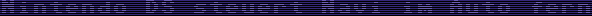 Nintendo&nbsp;DS&nbsp;steuert&nbsp;Navi&nbsp;im&nbsp;Auto&nbsp;fern